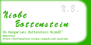 niobe bottenstein business card